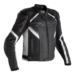 RST – Chaqueta de Piel (Hombre) RST SABRE AIRBAG CE Blanco, Talla EU52/M