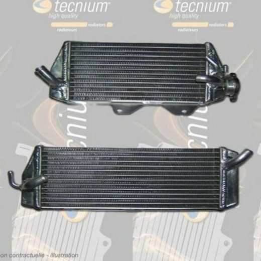 Radiador de aluminio soldado sobredimensionado derecho