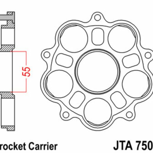 Portacoronas JT750B