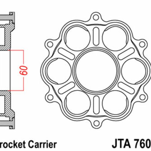 Portacoronas JT760B