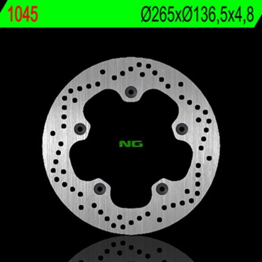 Disco de freno NG BRAKES redondo fijo