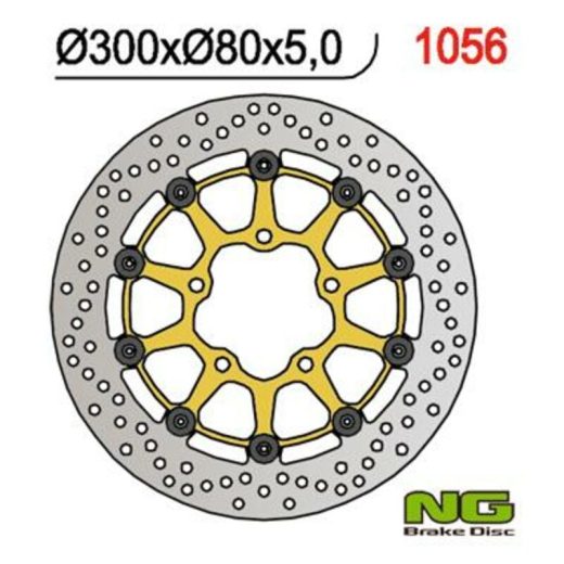 Disco de freno NG BRAKES redondo flotante