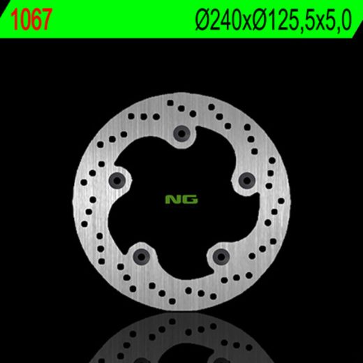 Disco de freno NG BRAKES redondo fijo
