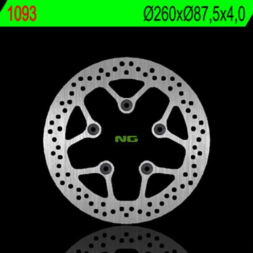 Disco de freno NG BRAKES redondo fijo