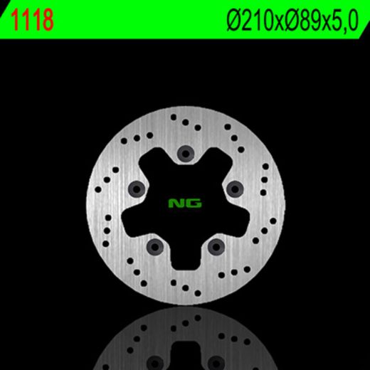 Disco de freno NG BRAKES redondo fijo