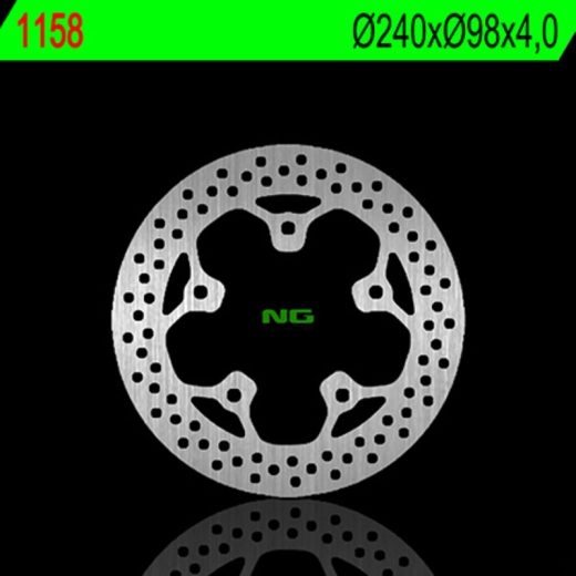 Disco de freno NG BRAKES redondo fijo