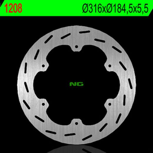 Disco de freno NG BRAKES redondo fijo