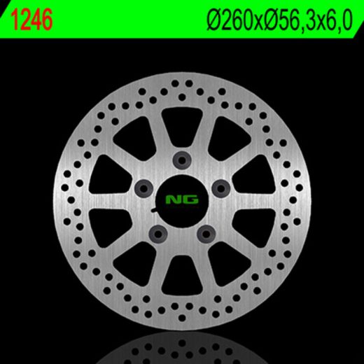 Disco de freno NG BRAKES redondo fijo