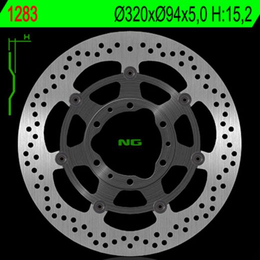 Disco de freno NG BRAKES redondo flotante