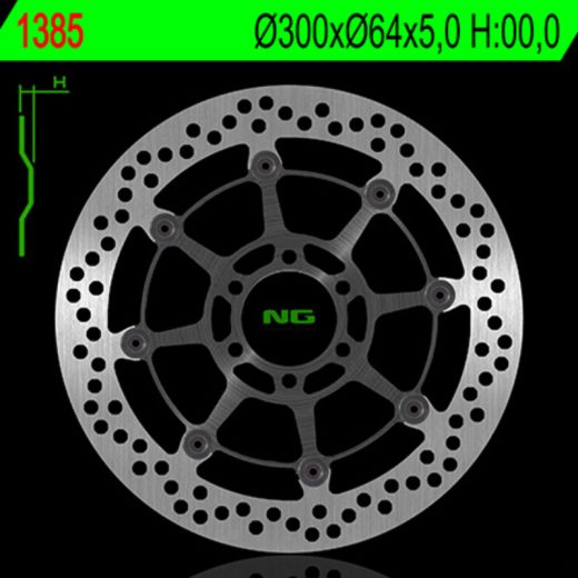 Disco de freno NG BRAKES redondo flotante