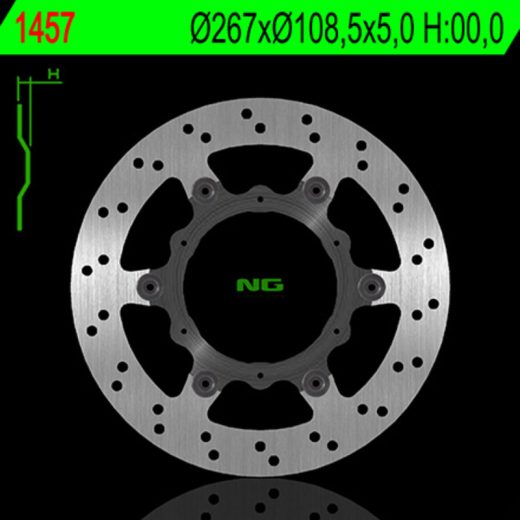 Disco de freno NG BRAKES redondo flotante