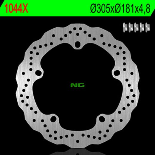 Disco de freno NG BRAKES ondulado fijo