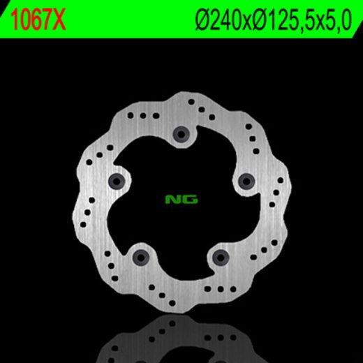 Disco de freno NG BRAKES ondulado fijo