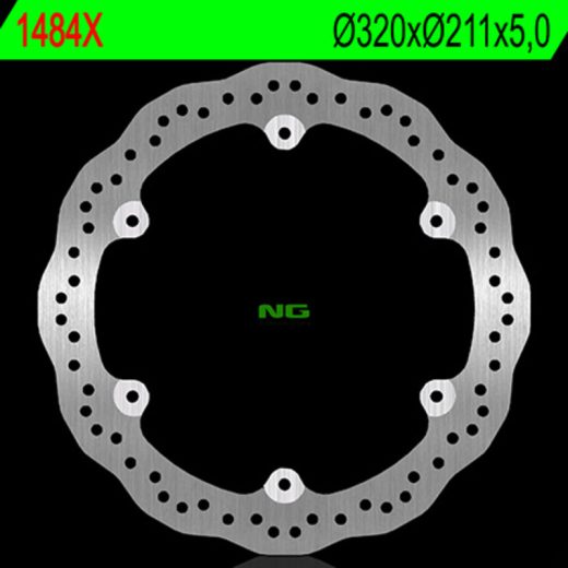 Disco de freno NG BRAKES ondulado fijo