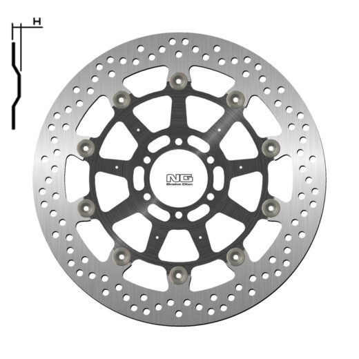 Disco de freno NG BRAKES redondo flotante