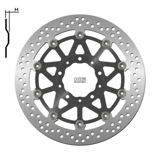 Disco de freno NG BRAKES redondo flotante