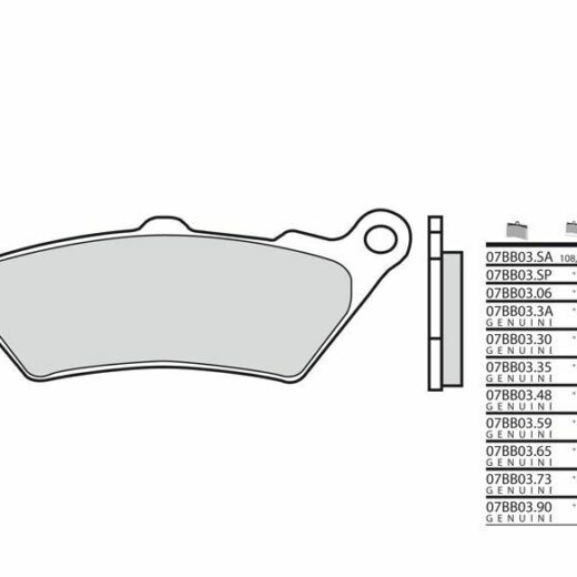 Pastillas de freno sinterizadas Brembo 07BB0359