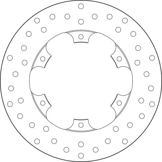 Disco de freno BREMBO Serie Oro redondo fijo