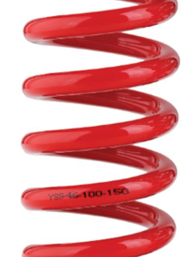Muelle de amortiguador trasero YSS progresivo rojo 63-60-80-250