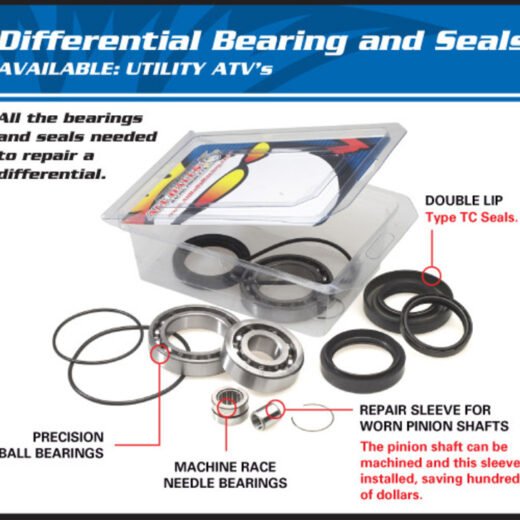 Kit ALL BALLS de rodamientos y retenes del diferencia Can-Am