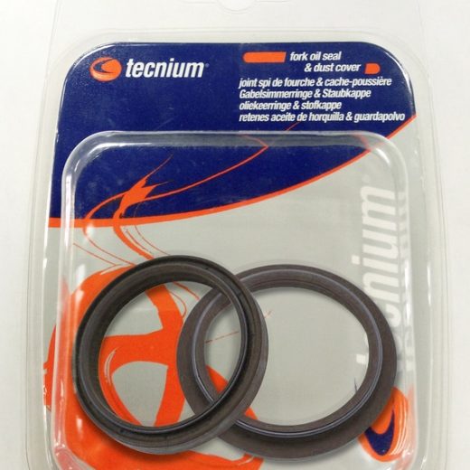 Kit TECNIUM de retenes y guardapolvos de horquilla Azul Label - Showa Ø49 mm