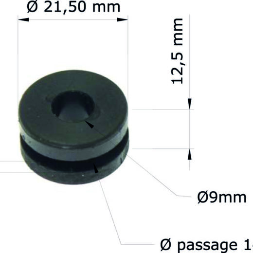Silentblock TOURMAX - Honda XR650L 01-08/XR250L 91-96 61103-357-000 GRM-101/10 (set de 10)