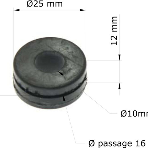 Silentblock TOURMAX - Honda CBR900RR 92-94/Faro 19051-KA4-000 GRM-126/10 (set de 10)