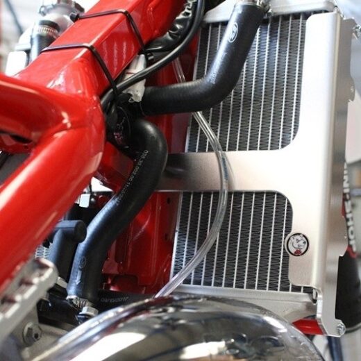 Protector de radiador AXP aluminio rojo Beta RR125