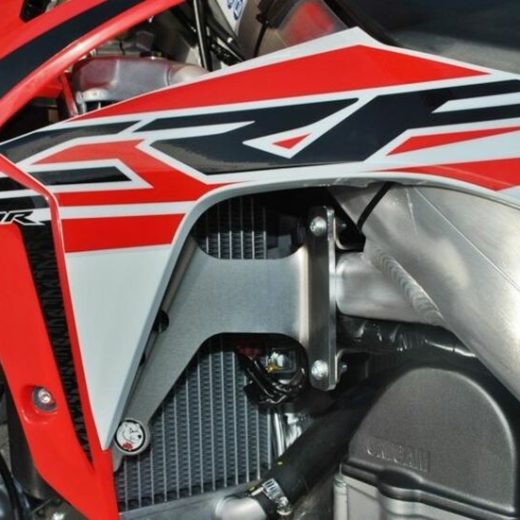 Protectores de radiador aluminio rojo AXP Honda