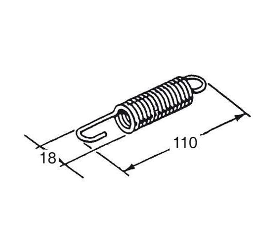 Muelle para caballete lateral BUZZETTI