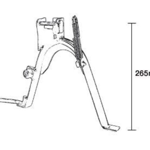 Caballete central completo BUZZETTI