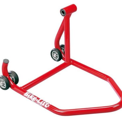 Caballete trasero para basculantes monobrazo BIKE LIFT derecho rojo - RS-16/R