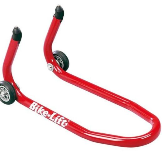 Caballete delantero para horquilla perforada BIKE LIFT rojo - FS-9