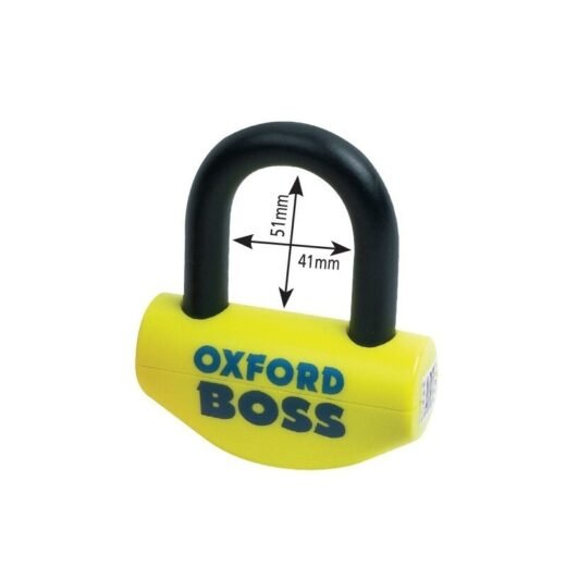 Candado de disco universal Boss Oxford - Certificado Sold Secure Gold / FG SBSC