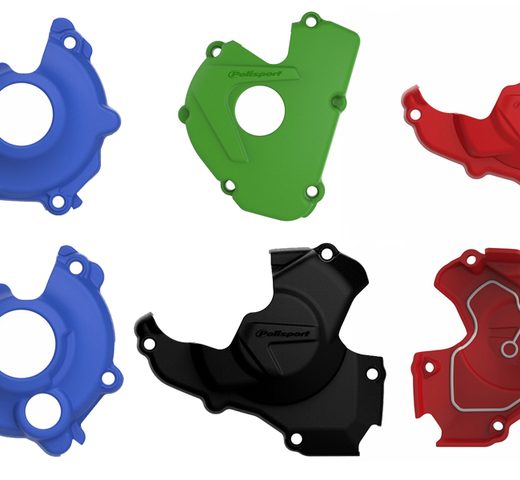 Protector tapa de encendido Polisport KTM negro