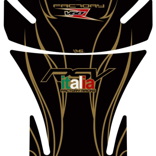Protector de depósito Motografix RSV,RSV4 negro/oro