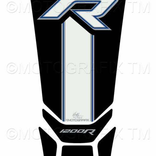 Protector de depósito Motografix BMW R1200R 5 pcs negro blanco azul