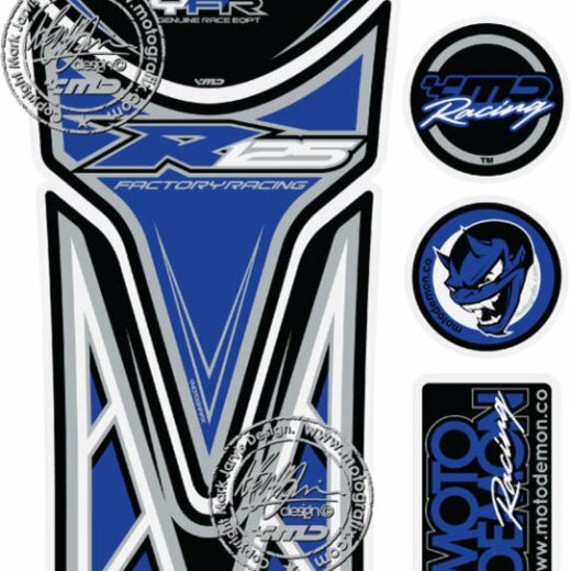Protector de depósito Motografix YZF-R125 azul