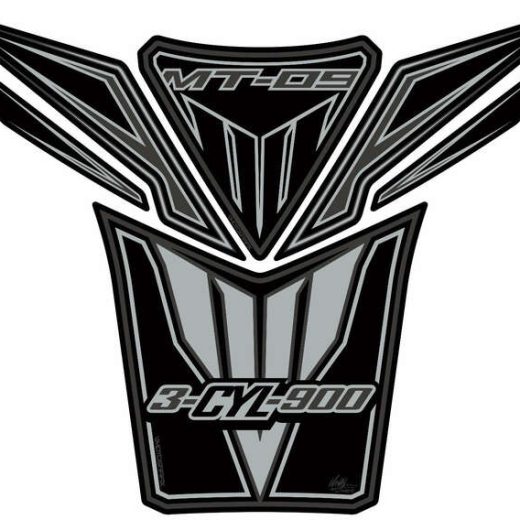 Protector de depósito Motografix YAMAHA MT-09 6 pcs negro/plata