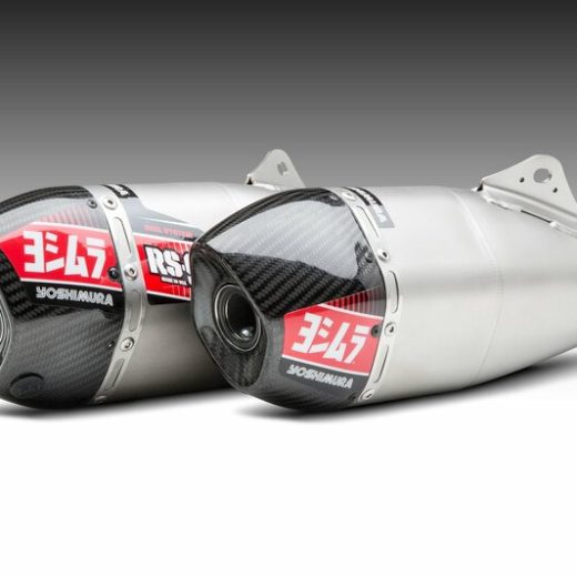 Silencioso derecho de acero inoxidable Yoshimura, para escape RS-9, Honda CRF450R/RX