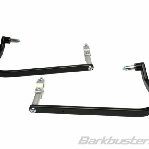 Soportes de aluminio Barkbusters Fijación de doble anclaje Color negro