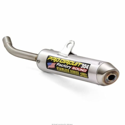 Silencioso Pro Circuit 304 Yamaha YZ65: aluminio, tapa de acero inox