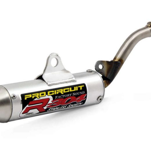 Silencioso Pro Circuit R-304 Kawasaki KX85: Silencioso de aluminio, tapa de acero inox