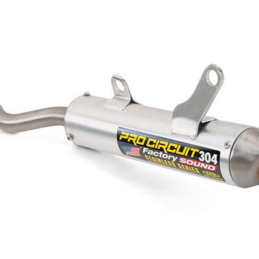 Silencioso Pro Circuit 304 Kawasaki KX125: Silencioso de aluminio, tapa de acero inox