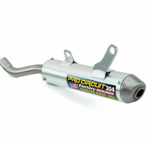 Silencioso Pro Circuit 304 Suzuki RM125: aluminio, tapa de acero inox