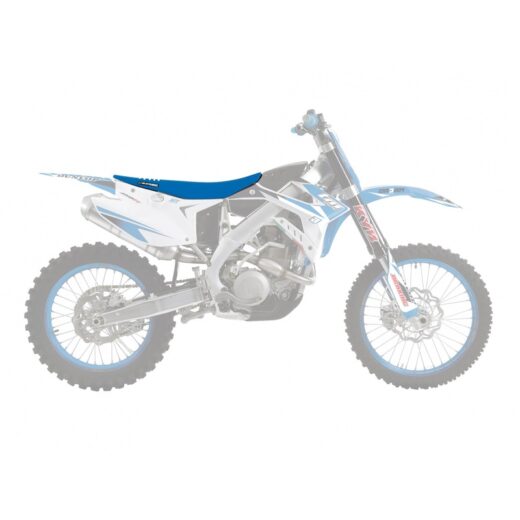 Puños BLACKBIRD Funda de asiento antideslizante Double 3 azul blanco TM