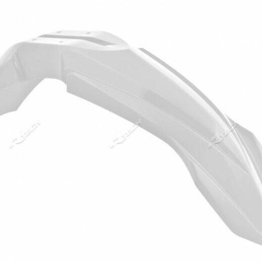 Guardabarros RACETECH Rtech Plastic delantero Blanco