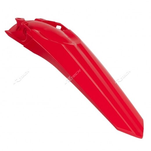 Guardabarros RACETECH Rtech Plastic trasero Rojo