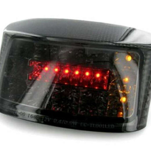 Piloto trasero con intermitentes integrados V PARTS LED ahumado MBK/Yamaha