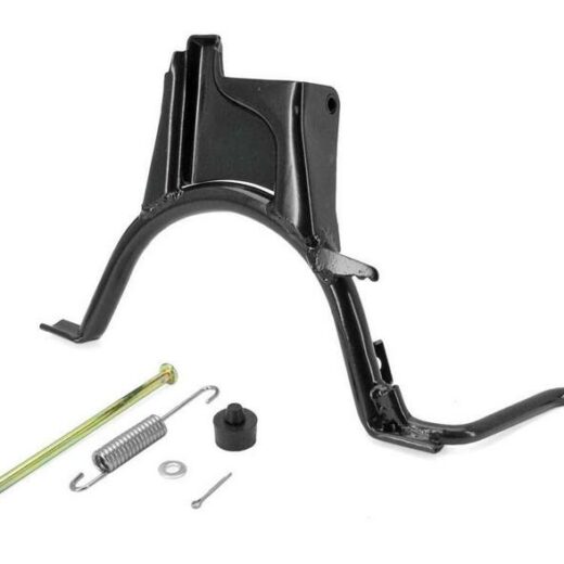 Caballete central V PARTS negro